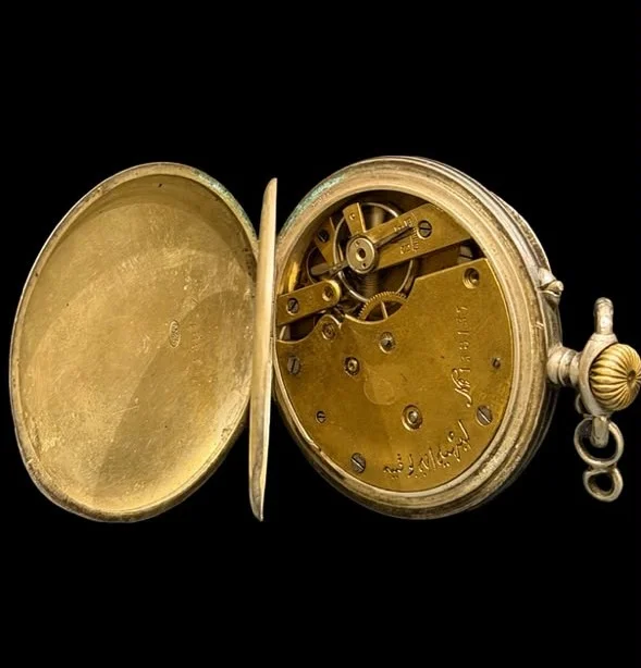 1900s Swiss Pocket Watch Sultan Abdul Hamid II Era Special For Libya - Image 4