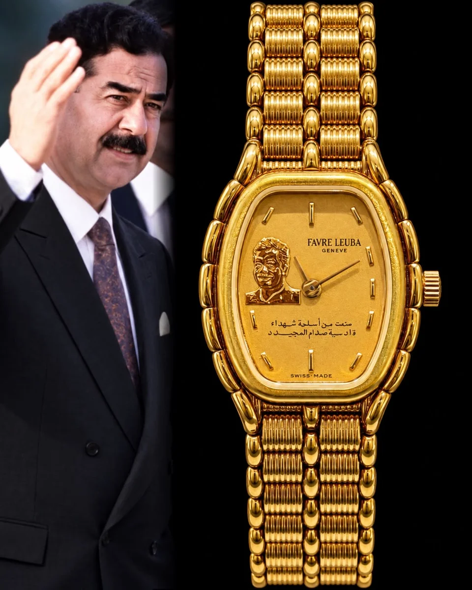 1980s Favre-Leuba Genève High Special Edition President  Saddam Hussein