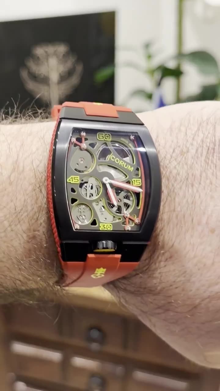 Corum Lab Limited to 333 Pieces Worldwide Red DLC - video