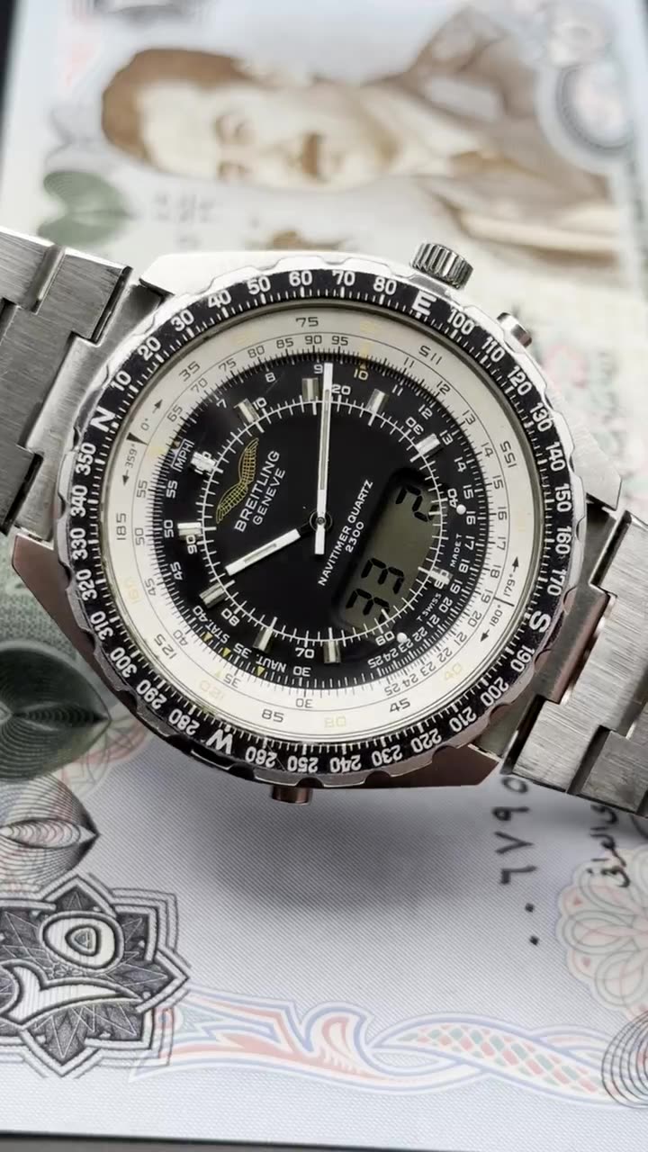 Breitling Jupiter 1980 Iraqi Air Force First Edition RARE - video