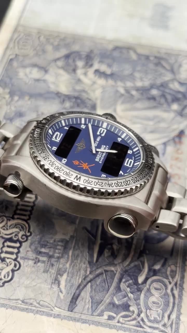 Breitling Military Edition Sultanate Of Oman 1996 Complete Original Set - video