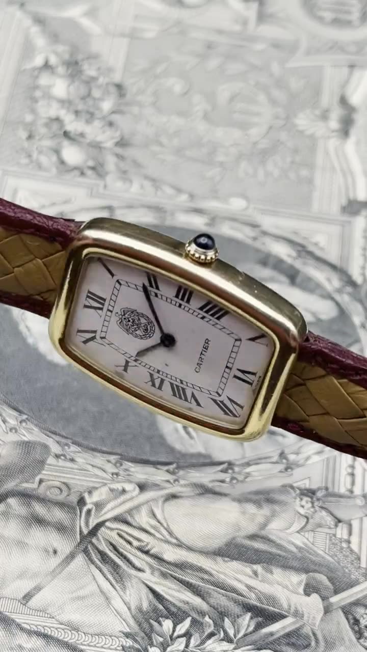 1971 Cartier Masterpiece High Level Amiri Gift Kuwait Army RARE - video