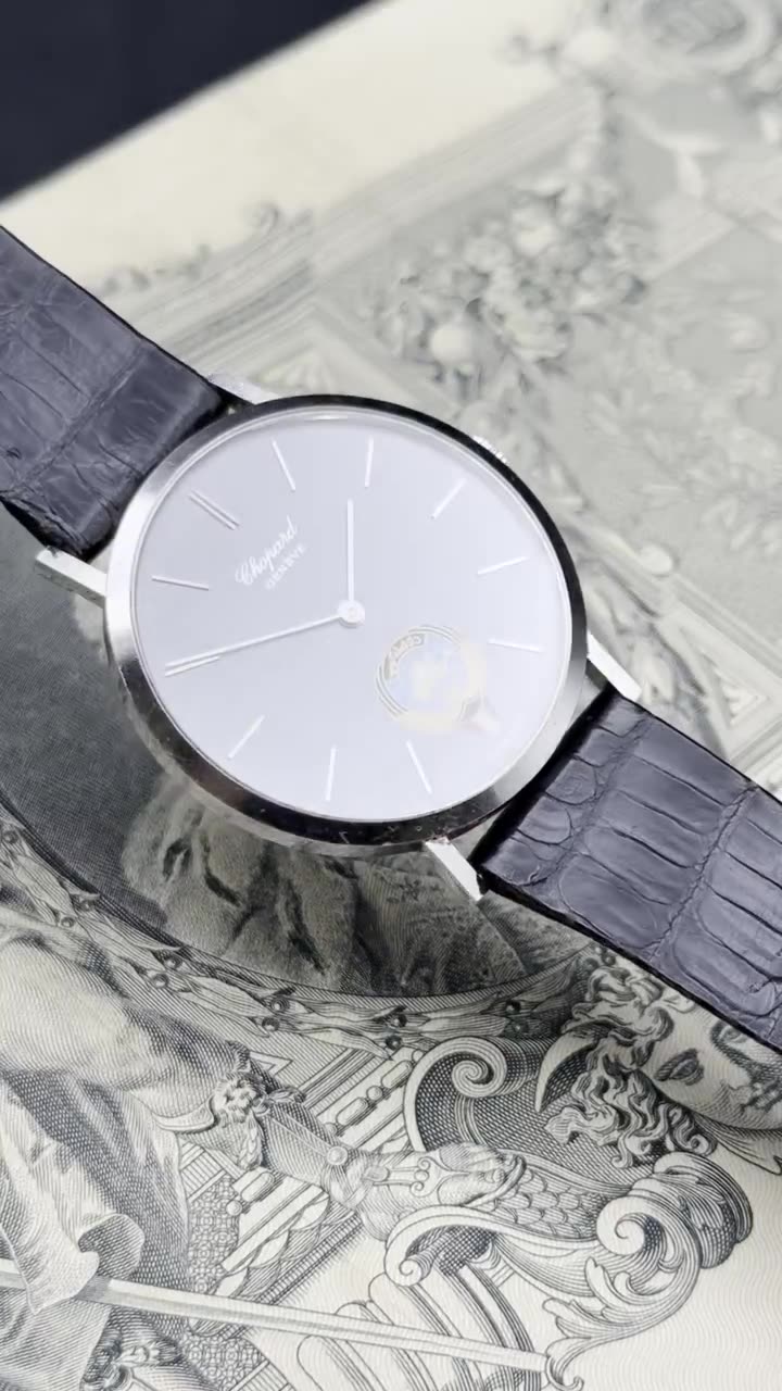 Chopard Masterpiece Kuwait 1990 Special Edition 18K White Gold - video