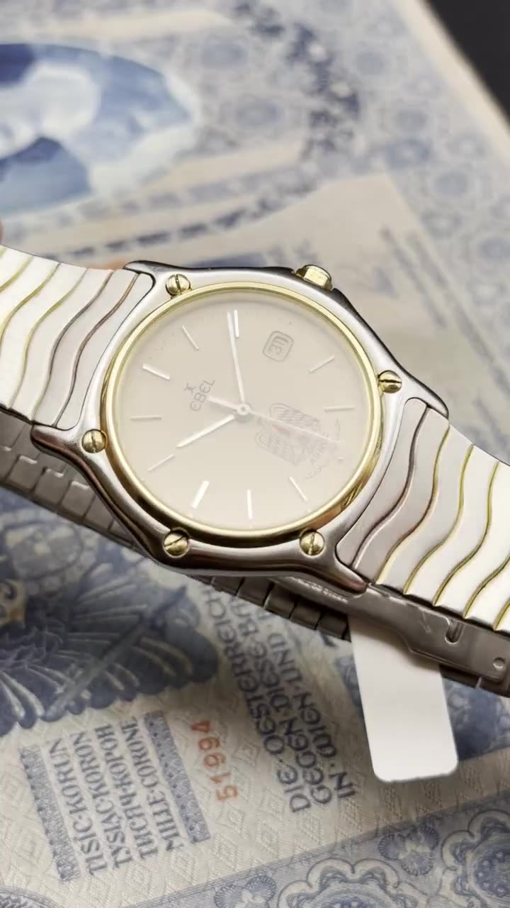 1990 Rare Ebel Special Edition Adnoc Petroleum UAE - video