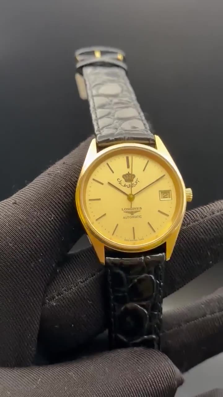 Longines Automatic Special Edition King Hussein Bin Talal 1980 Rare - video