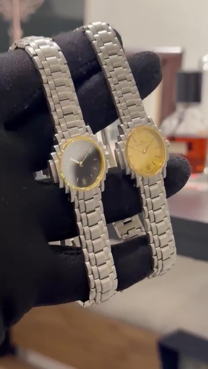 Baume & Mercier Shogun 1990 Ladies Special Unworn Two Colors - video
