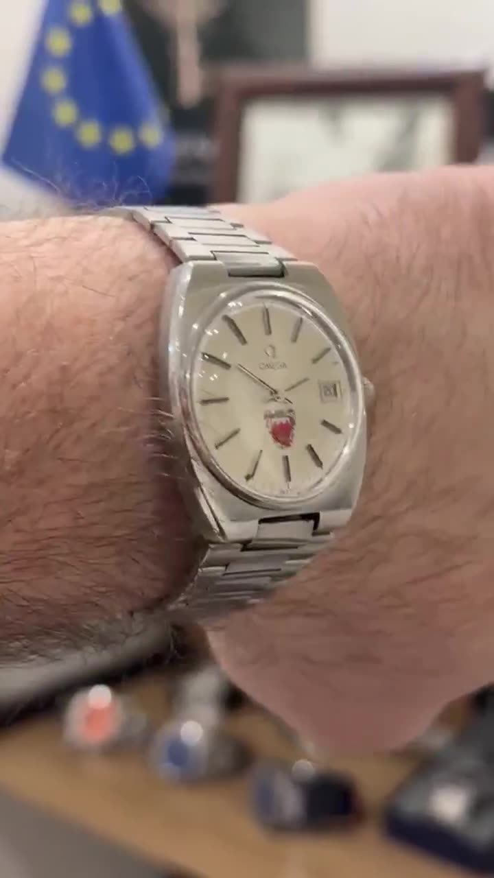 1980 Omega Seamaster Bahrain Special Official Edition Rare - video