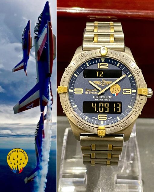 1997 Rare Breitling France Air force Military Special Edition