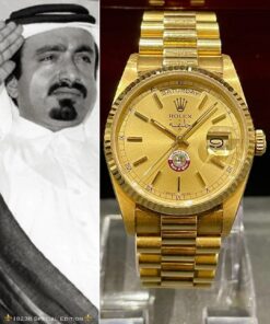 Rare1980 Rolex Day Date Sheikh Khalifa Bin Hamad Al Thani Qatar