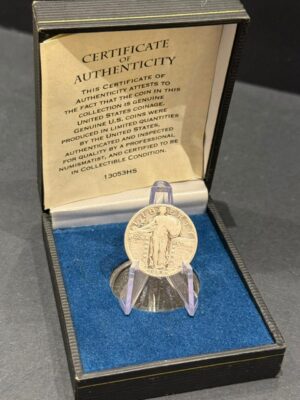 Rare 1929 USA Quarter Dollar Finer Silver Authenticated - ساعة فاخرة أصلية