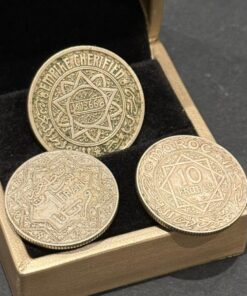 Rare 1-10-20 Franck Morocco 1366H - Silver and Nickle