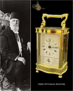 Rare 1922 Ottoman Empire Desk O’clock – Sultane Gift Ultra Rare - ساعة فاخرة أصلية