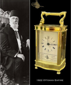 1922 Ottoman Empire Desk O'clock Never Used - Sultane Gift