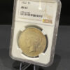1922 USA 1 Dollar Fine Silver NGC MS62