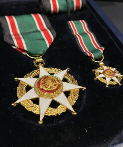 1976 Jordan Al-Hussein Order of Military Merit Medals Set