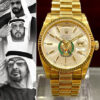 RARE Sovereign Rolex Arabic UAE Military Edition, Day Date Gold