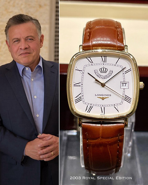 Rare Longines Special Edition King Abdullah II 2003