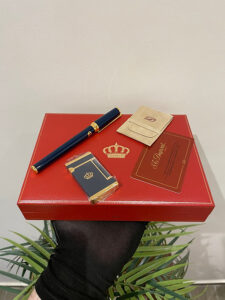 Rare St Dupont Paris Complete Set Royal Edition Jordan - Authentische Vintage Uhr