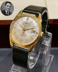 Preowned Royal Swiss Gem – Al Sultana 1971 King Hussain Bin Talal - ساعة فاخرة أصلية