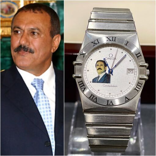 1994 Rare Omega Constellation President Ali Abdullah Saleh Special Edition
