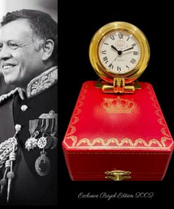 Rare Cartier Desk O'clock His Majesty King Abdullah II