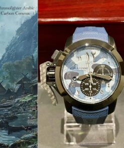 Rare Arabic Graham Chronofighter Edition Known Blue Ocean