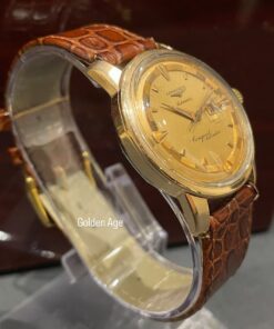Alternative view of 1965 Conquest Calendar Longines - Rare - Gold Steel