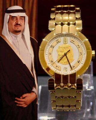 Rare Harry Winston – King Fahd KSA – Special Edition Full Gold - ساعة فاخرة أصلية