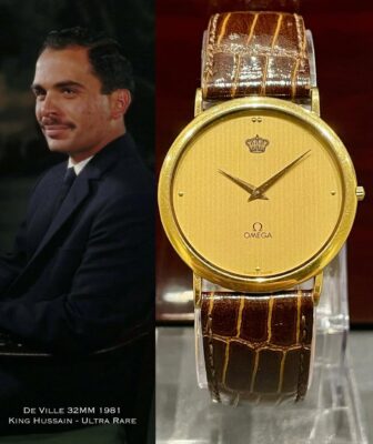 Rare Royal Edition –Jordan 1981- Omega King Hussain Bin Talal - ساعة فاخرة أصلية