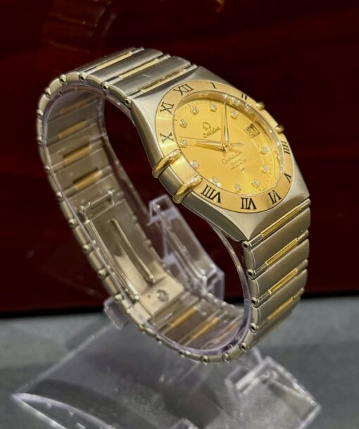Omega Co-Axial Constellation Gold Steel Diamonds - Image 3