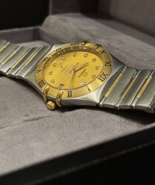 Omega Co-Axial Constellation Gold Steel Diamonds - Image 7