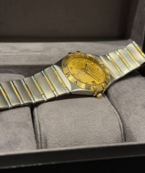 Omega Co-Axial Constellation Gold Steel Diamonds - Image 8