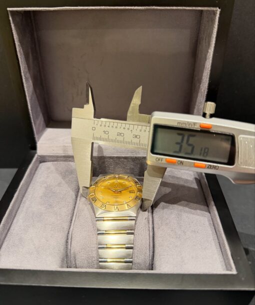 Omega Co-Axial Constellation Gold Steel Diamonds - Image 9