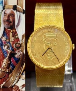 Baume & Mercier Amiri Edition Bahrain 1980 Full Gold