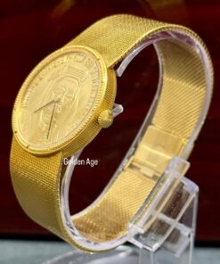Alternative view of Baume & Mercier Amiri Edition Bahrain 1980 Full Gold
