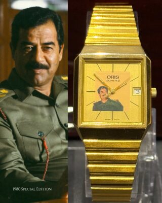 Rare Oris Special Edition, Iraq 1980 President Saddam - Authentic Vintage Watch