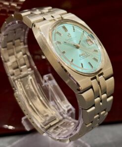 Alternative view of Rare Omega Constellation Sky Blue 1969 Steel