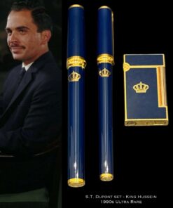 Rare Royal Protocol Edition1990 S.T. Dupont Set King Hussain