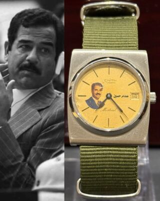 Rare Presidential Zenith Rarity Limited Edition Saddam Hussain 1980 - ساعة فاخرة أصلية