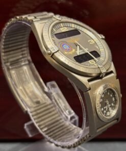 Alternative view of 1995 Rare Breitling Military Emirati UTC Masterpiece Titanium