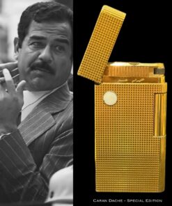 Rare Protocol Edition Iraq 1979 - Caran d’Ache Lighter President Saddam Hussain
