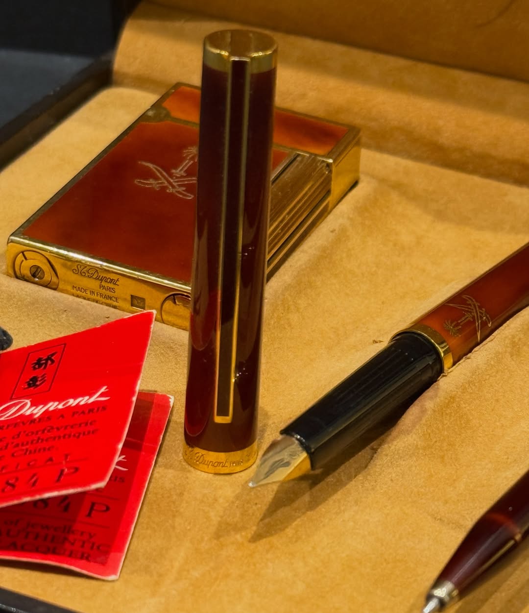 Rare St Dupont Set Special Edition KSA 1990 - Image 7