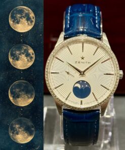 Rare Zenith Elite Monophase – Special Edition Silver Diamonds