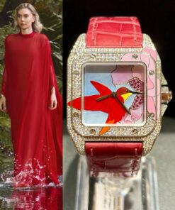 Rare Santos Dumont Art Bird By Cartier - Extremely Rare Artwork Timepiece