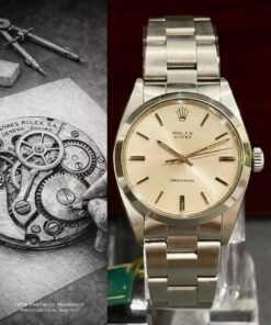 Rare Rolex Oyster Date Precision 1980 Edition Ivory Complete Set