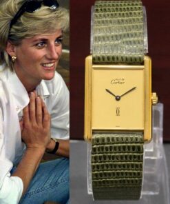 Rare 1978 Cartier Tank Ivory 925 Sterling Silver And Gold-Plated