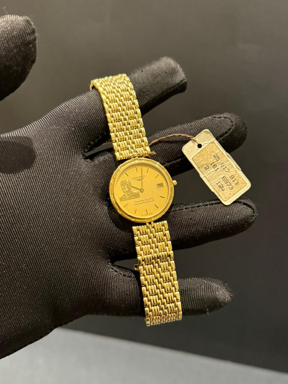 Rare 1981 Presidential Longines – Iraq President Saddam Hussain Lock Zero - Image 3