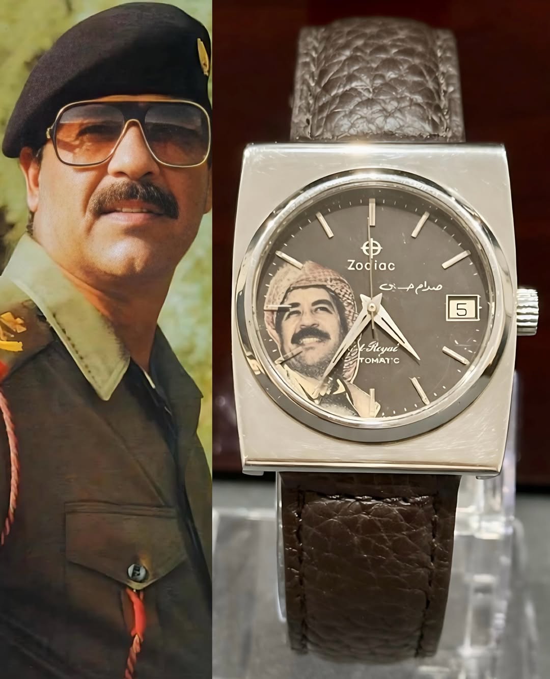 Rare Zodiac Military Edition 1985 Iraq President Saddam Hussain