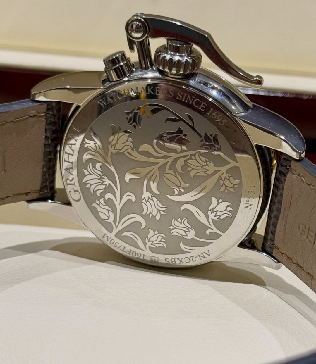 Rare Graham Lady Moon 1695 Steel Diamond Lizard - Image 2