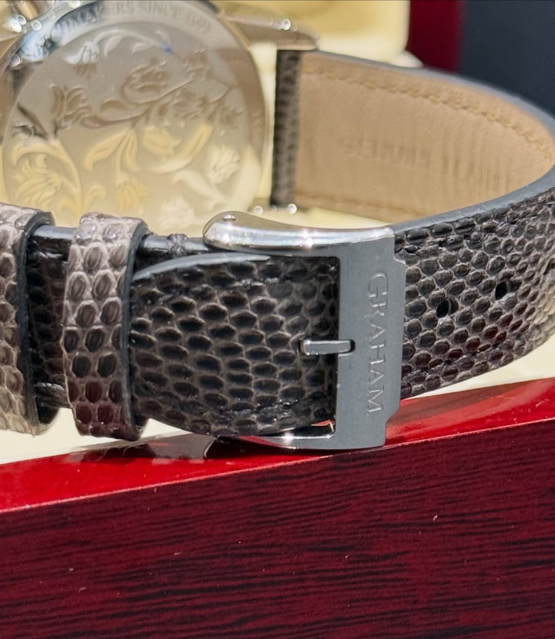 Rare Graham Lady Moon 1695 Steel Diamond Lizard - Image 6